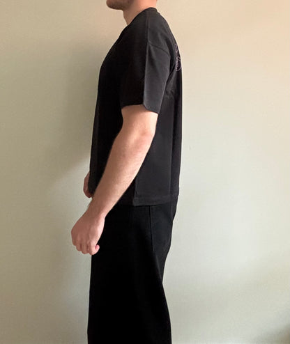 Dropped shoulder oversized t-shirt