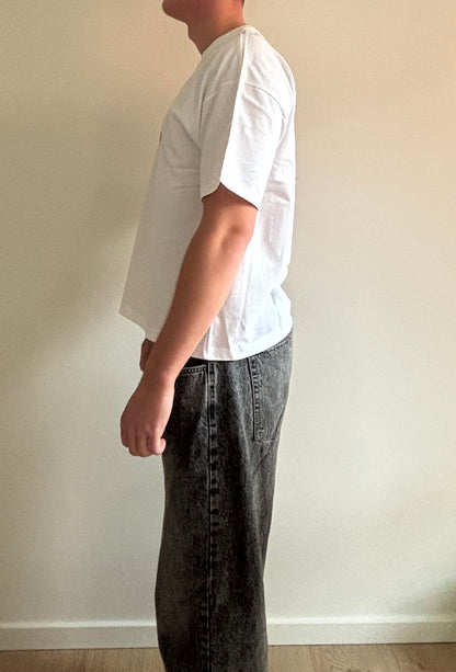 Dropped shoulder oversized t-shirt