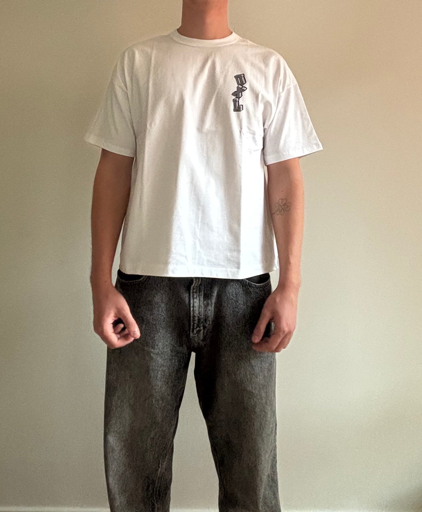 Dropped shoulder oversized t-shirt
