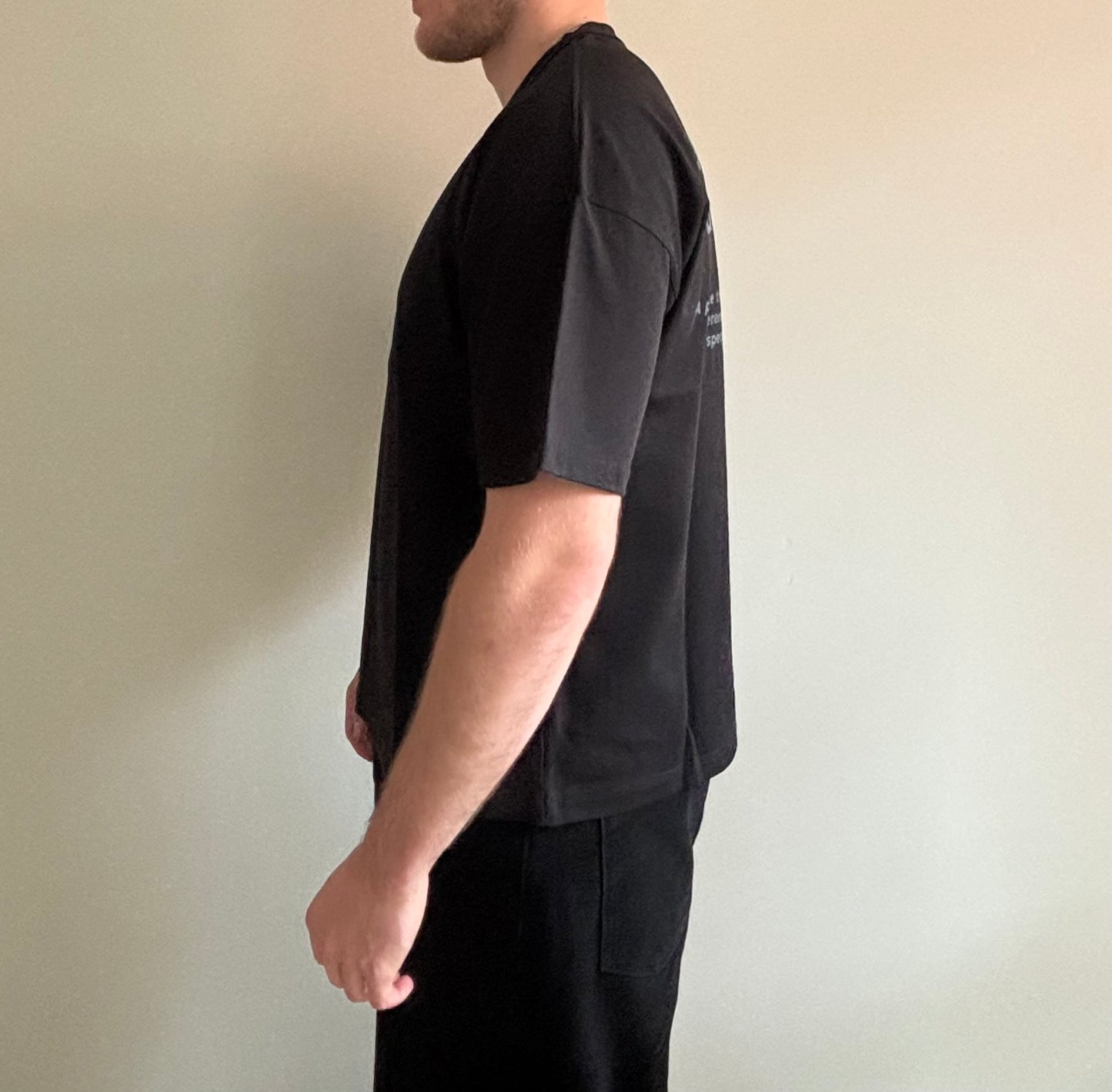 Dropped shoulder oversized t-shirt